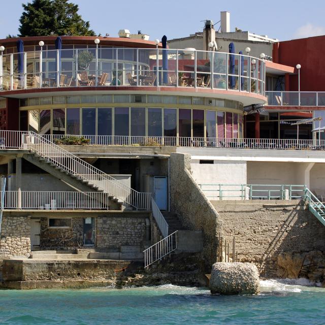 Cercle des Nageurs, vue depuis la mer