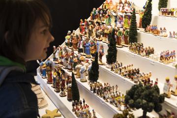 Fêtes de Noëll à Marseille, Foire aux Santons, enfant