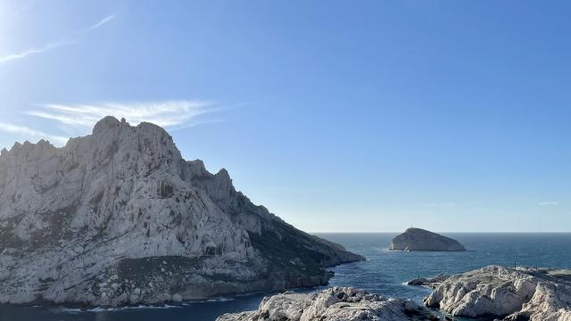 Les Goudes, vue sur l'ile maire