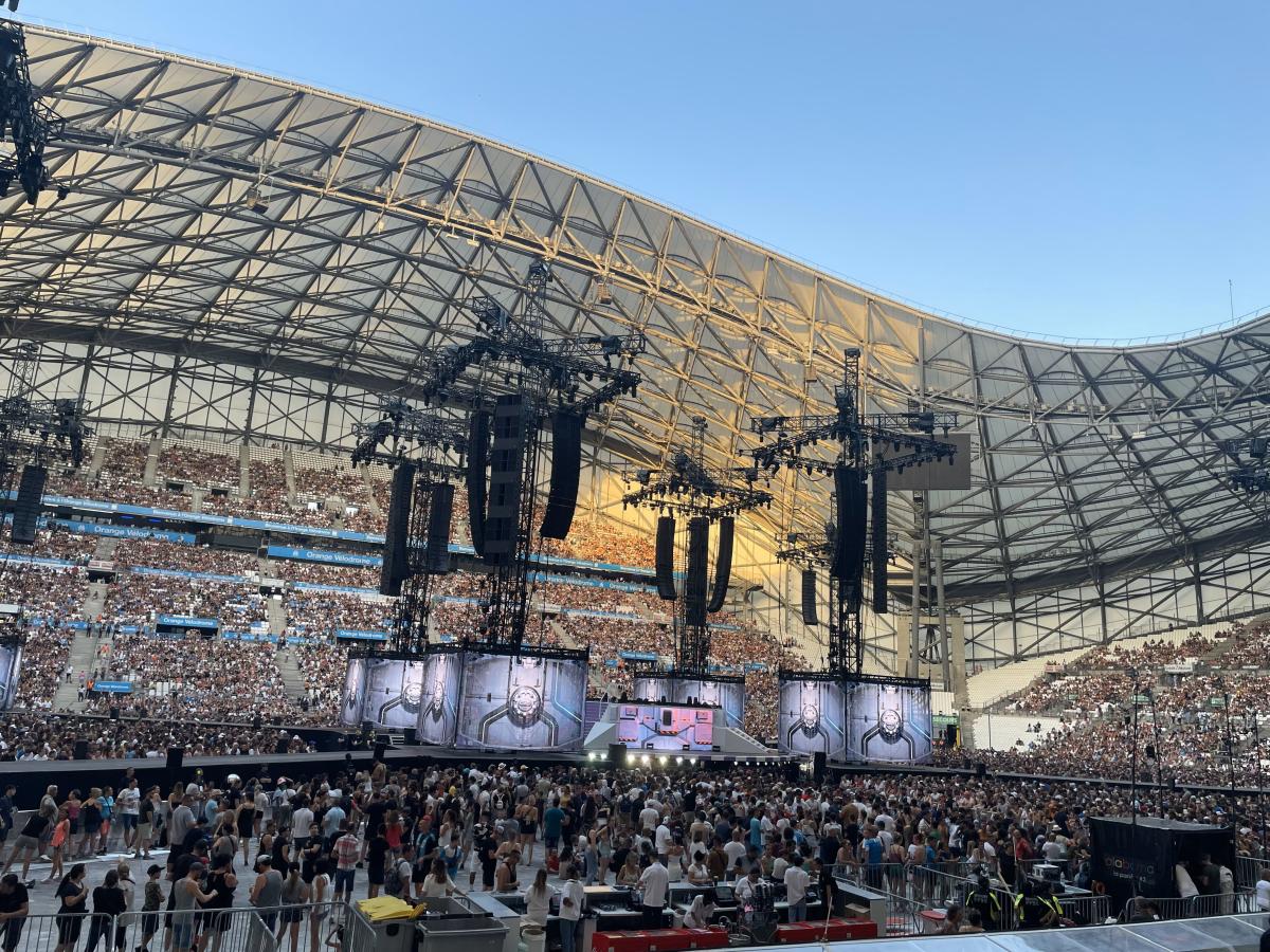 Les concerts au stade velodrome Office de Tourisme de Marseille