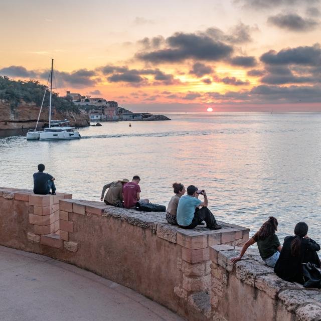 Coucher De Soleil Depuis Le Fort Saint Jean