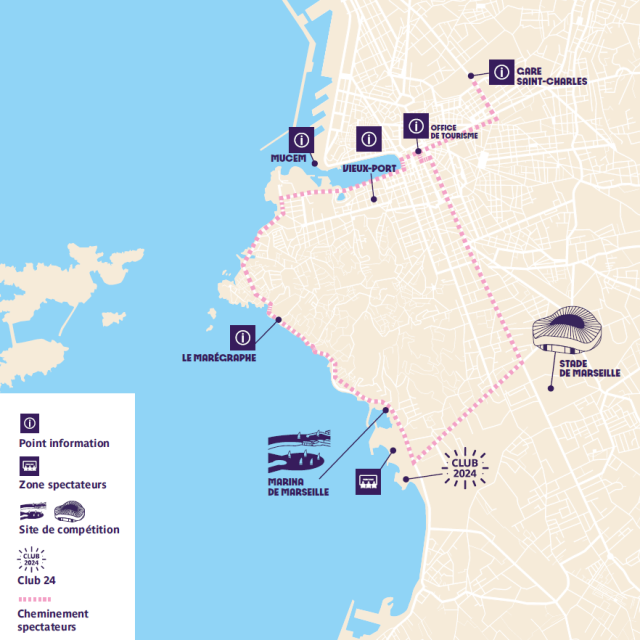 Carte De Marseille Pendant Les Jeux Olympiques