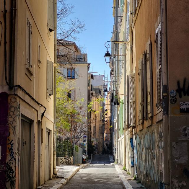 ruelle dans le quartier du panier