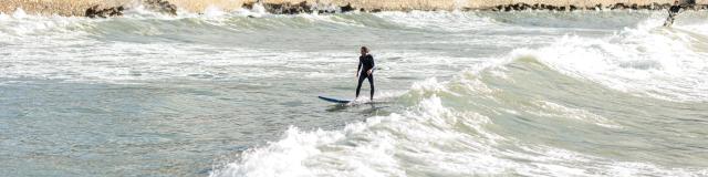 Surfeur à la vieille chapelle