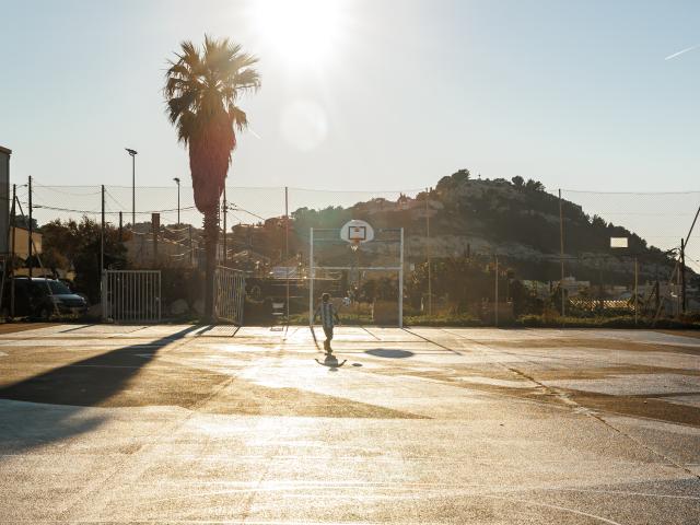 Terrain de basket